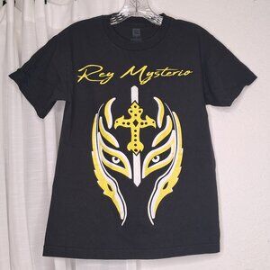 Youth Black Rey Mysterio G.O.A.T. T-Shirt